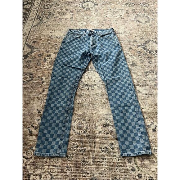 NWOT PacSun Holden Slim Taper Checkered Jeans - Picture 1 of 7
